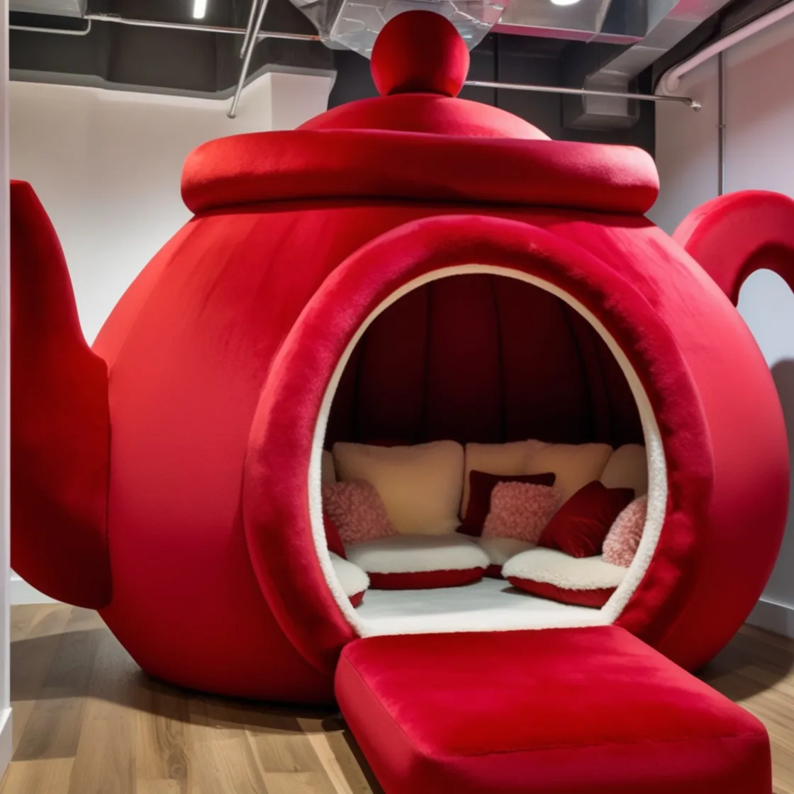 Teapot Lounging Pods: Where Classic Charm Meets Modern Comfort for the Perfect Retreat