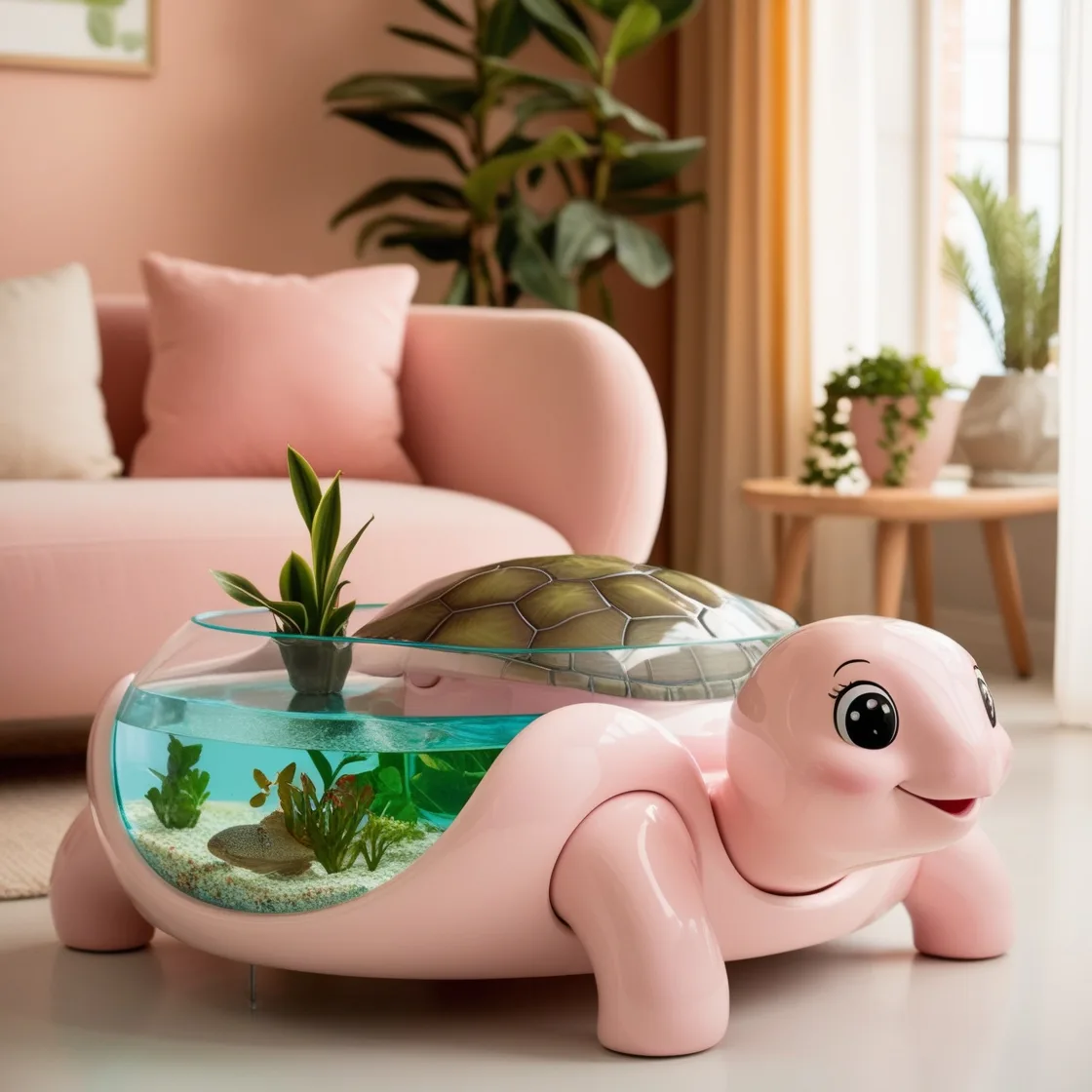 Turtle Aquarium Tables: A Stunning Fusion of Nature and Home Decor