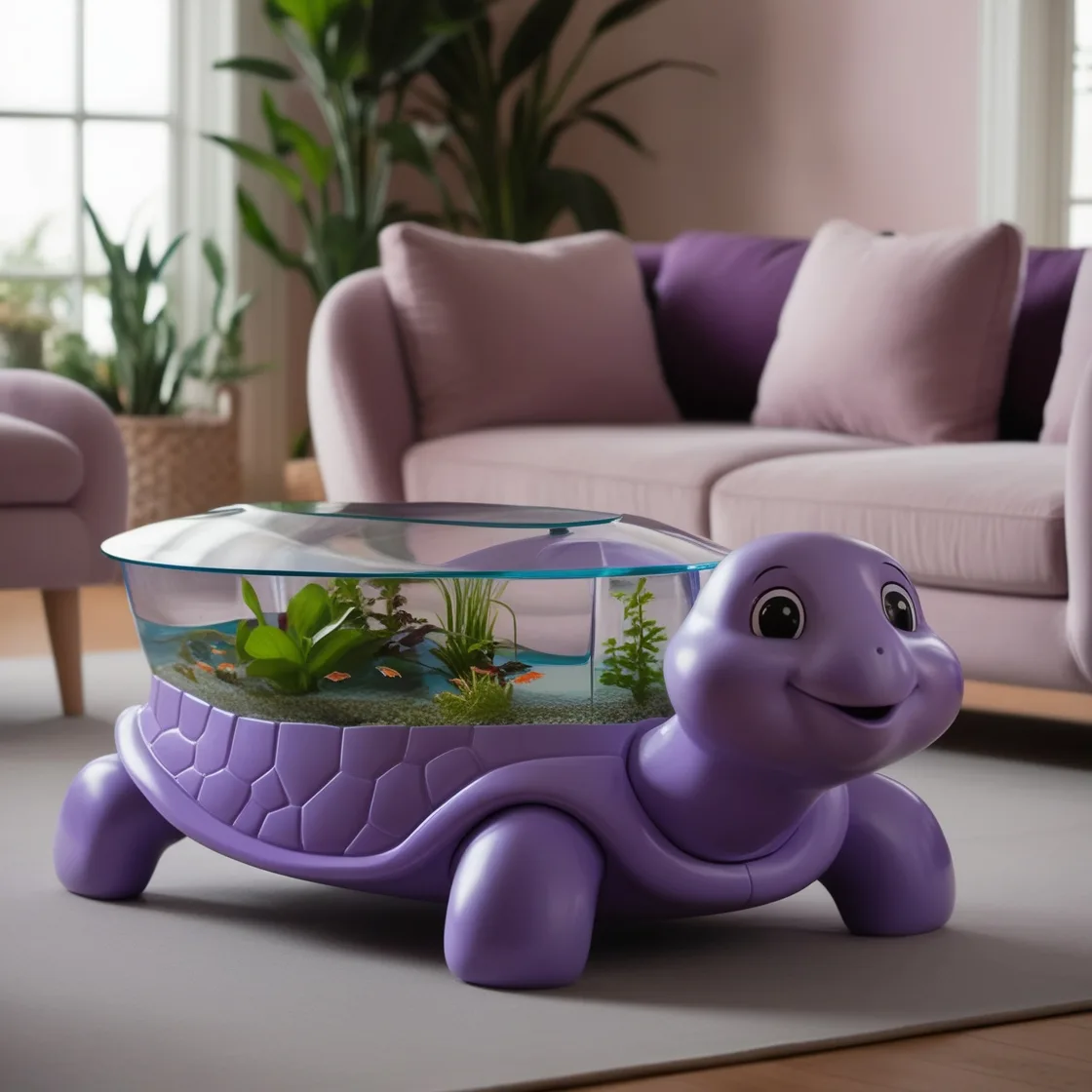 Turtle Aquarium Tables: A Stunning Fusion of Nature and Home Decor