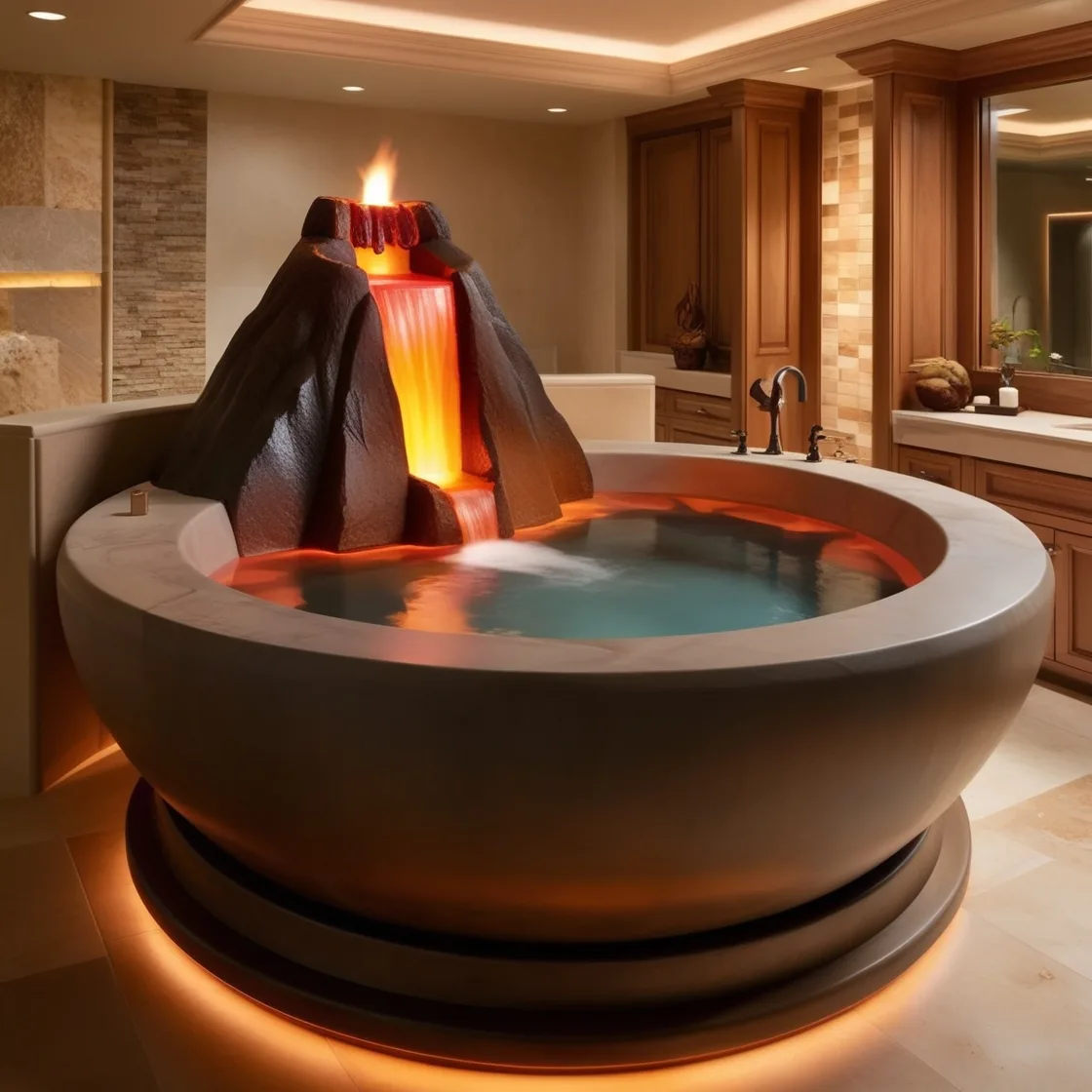 Transform Your Bathing Ritual with the Unique Charm of Volcano Bathtubs