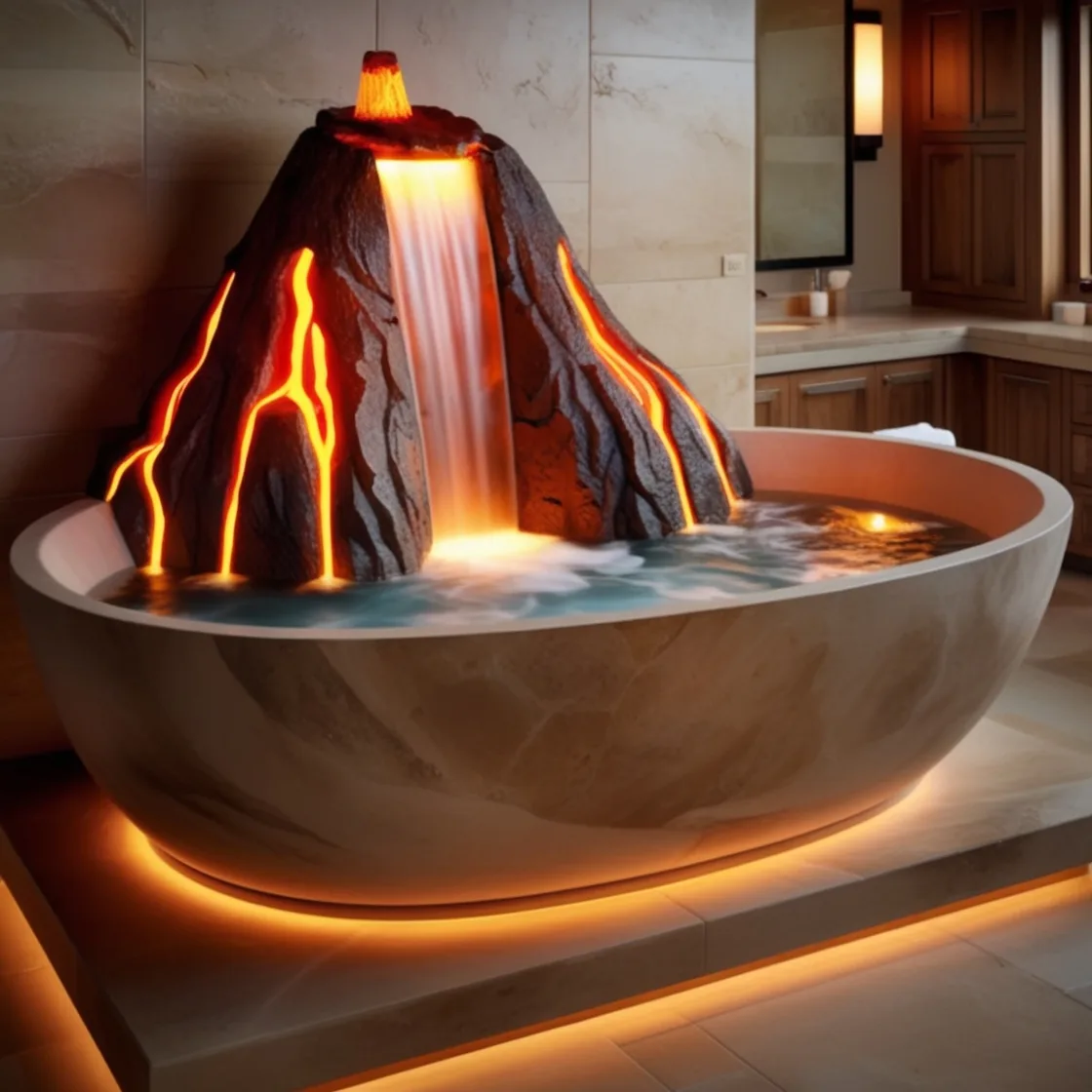 Transform Your Bathing Ritual with the Unique Charm of Volcano Bathtubs