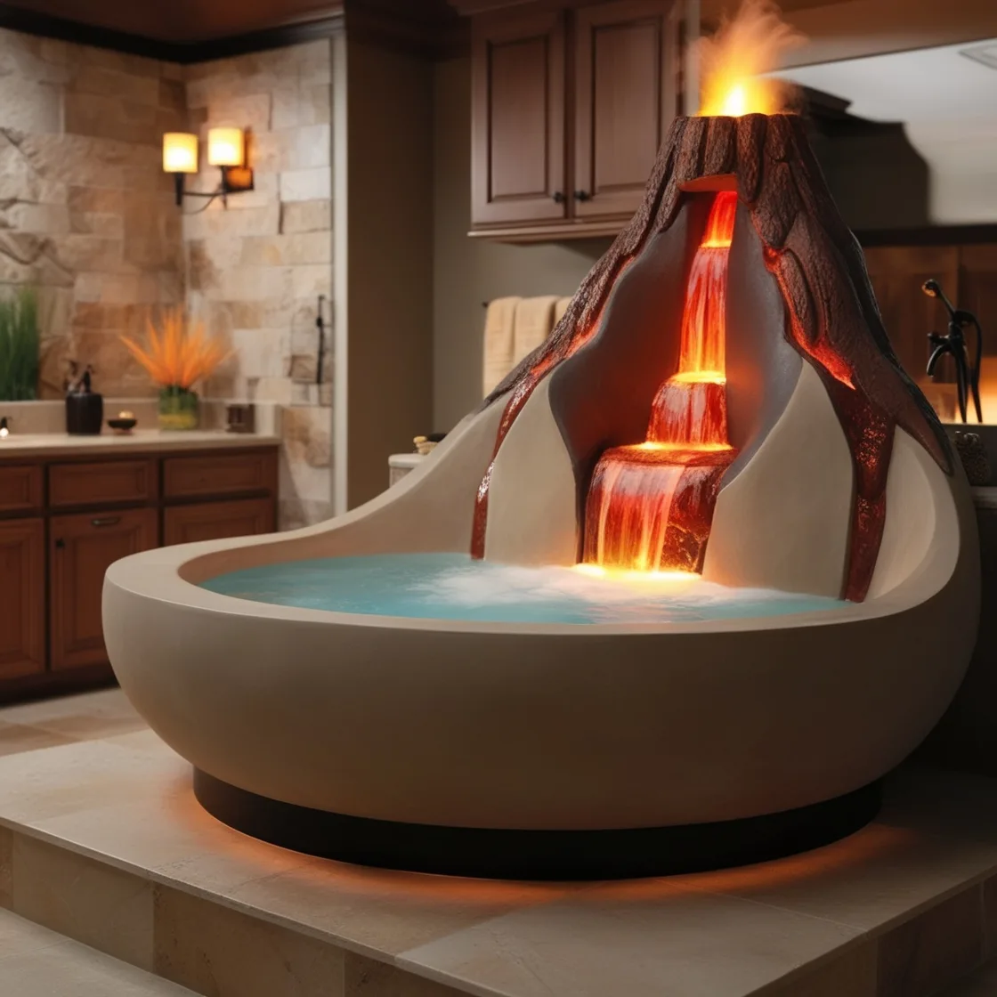 Transform Your Bathing Ritual with the Unique Charm of Volcano Bathtubs