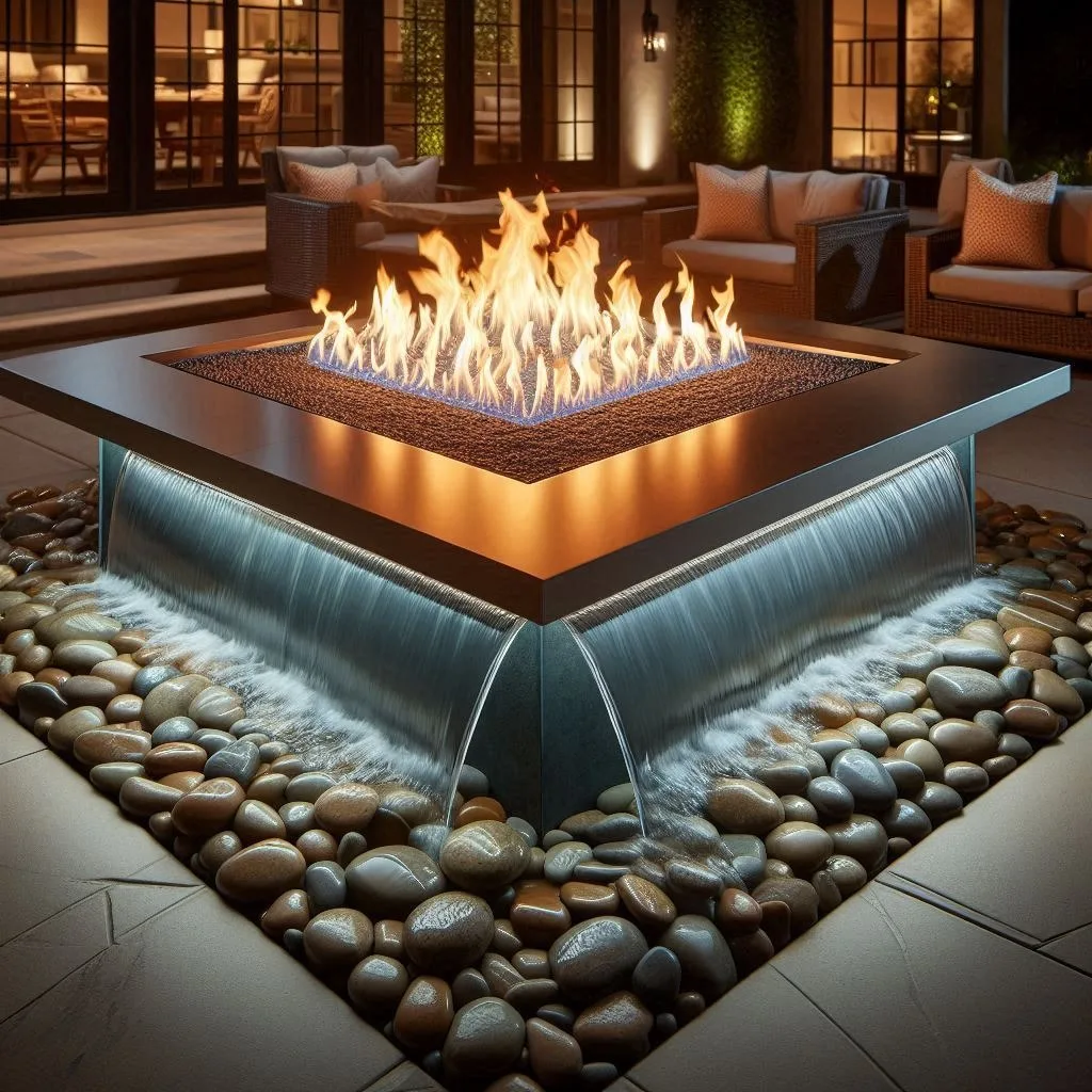 The Ultimate Patio Upgrade: Waterfall Fire Tables for a Captivating Atmosphere