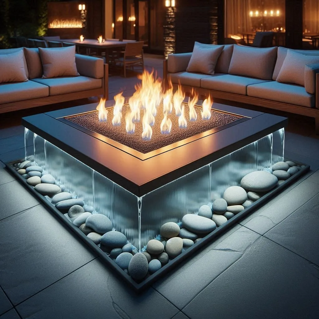 The Ultimate Patio Upgrade: Waterfall Fire Tables for a Captivating Atmosphere