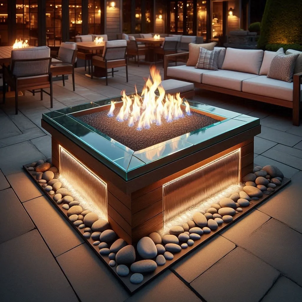 The Ultimate Patio Upgrade: Waterfall Fire Tables for a Captivating Atmosphere