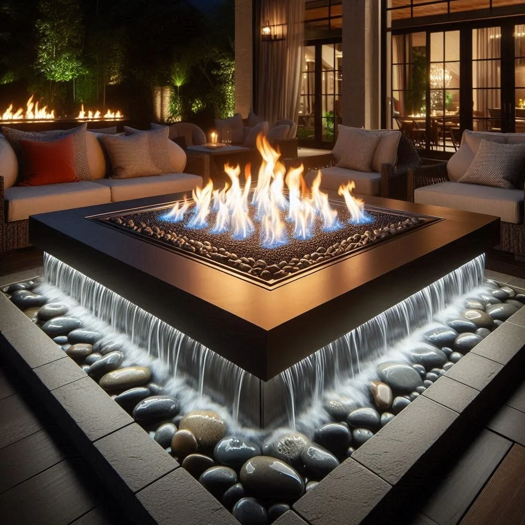 The Ultimate Patio Upgrade: Waterfall Fire Tables for a Captivating Atmosphere