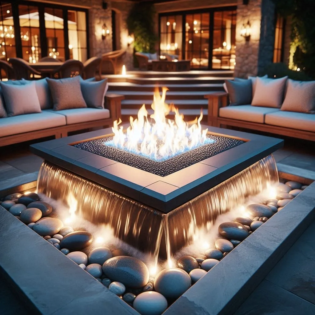 The Ultimate Patio Upgrade: Waterfall Fire Tables for a Captivating Atmosphere