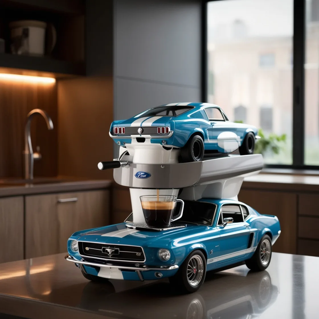 Mustang Inspired Coffee Maker: A Bold Brew for True Car Lovers