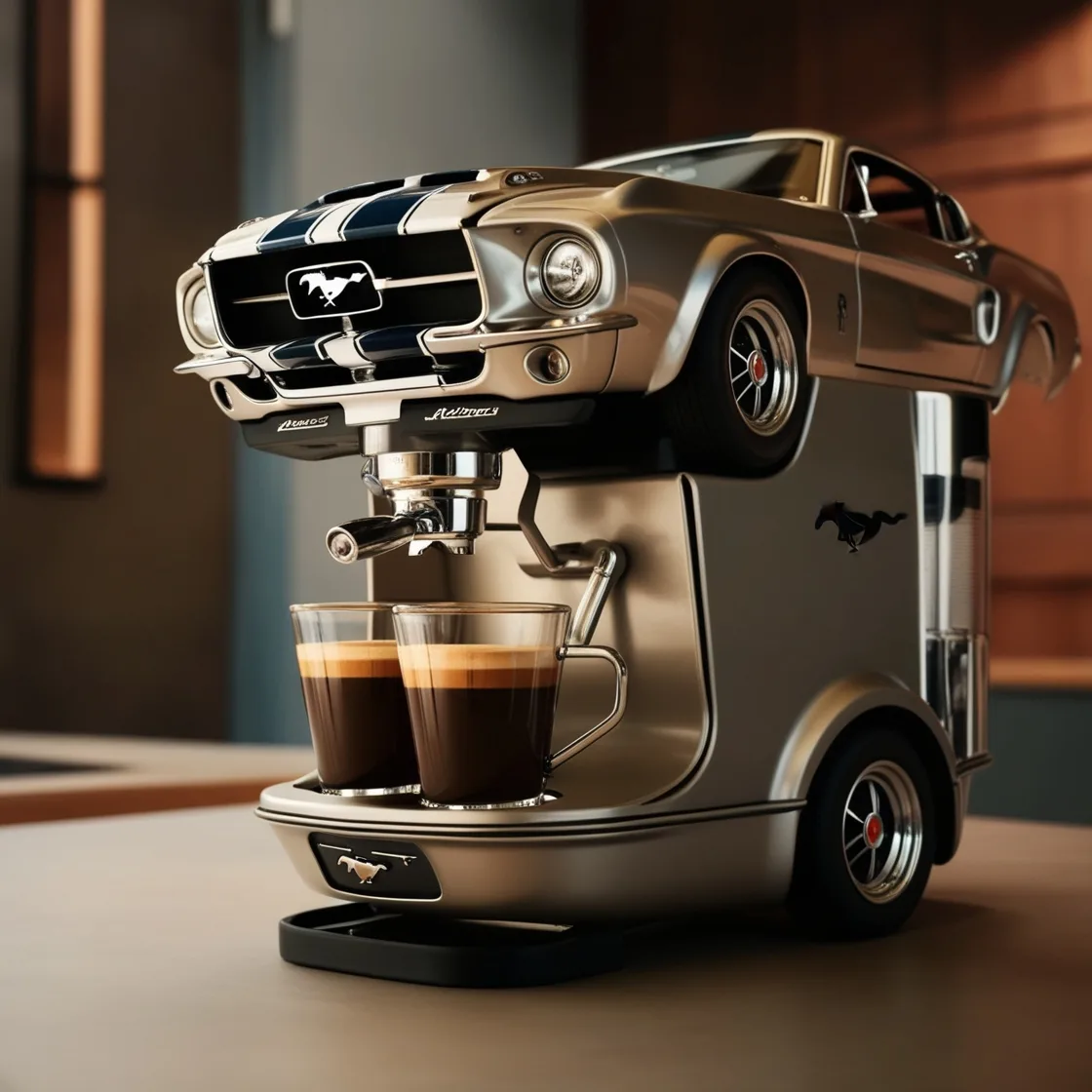 Mustang Inspired Coffee Maker: A Bold Brew for True Car Lovers