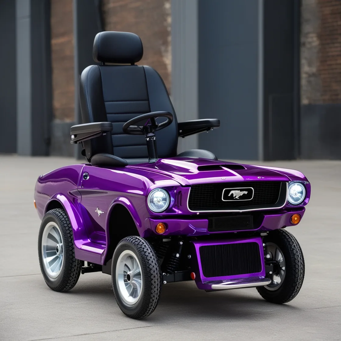 Unleash Freedom: The Mustang Inspired Electric Wheelchair for Modern Adventurers