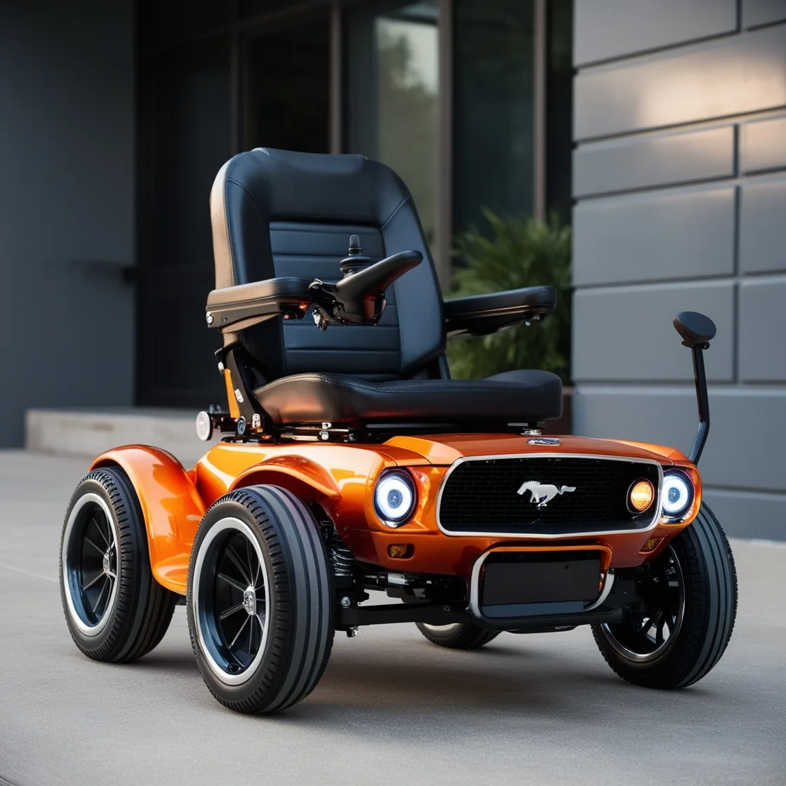 Unleash Freedom: The Mustang Inspired Electric Wheelchair for Modern Adventurers