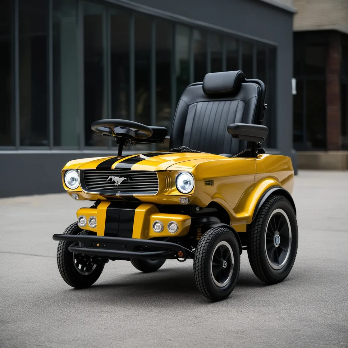 Unleash Freedom: The Mustang Inspired Electric Wheelchair for Modern Adventurers