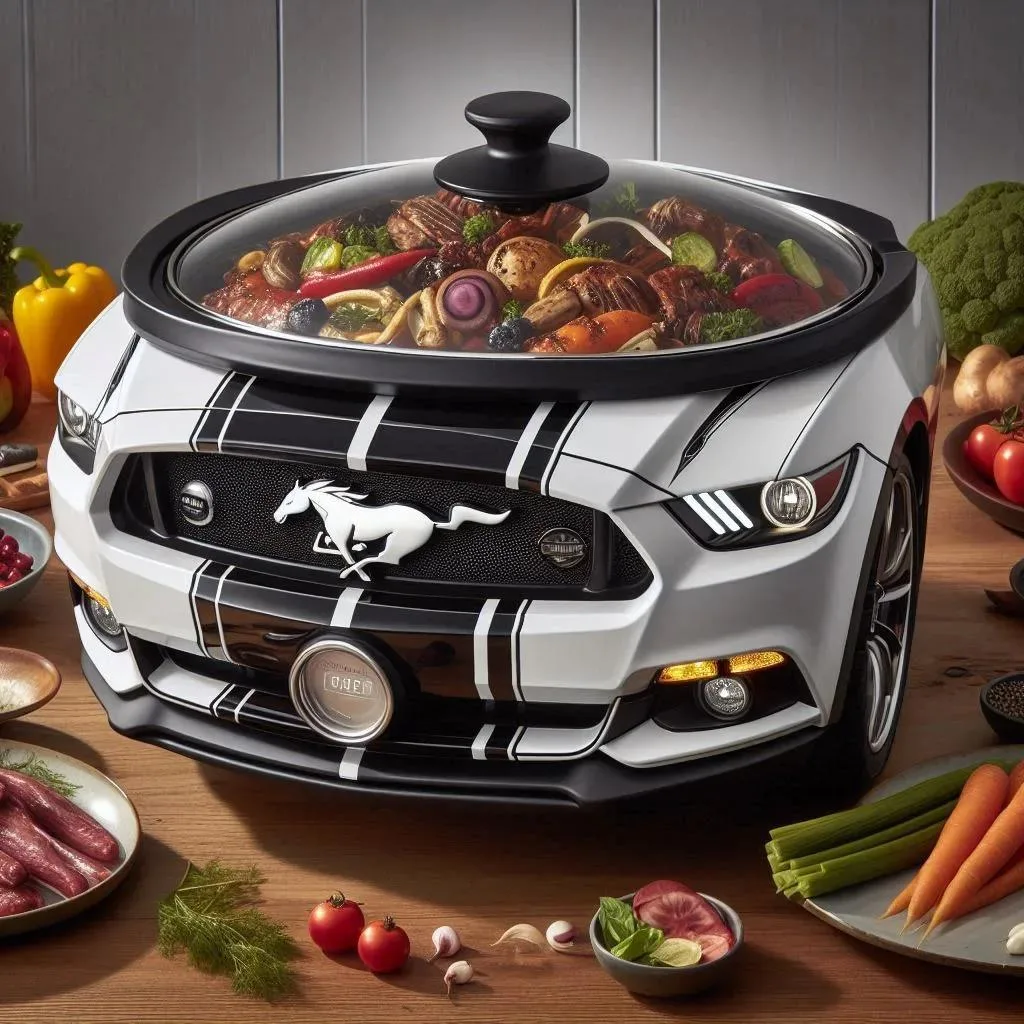 Cook with Muscle: The Mustang Slow Cooker for Bold, Flavorful Meals