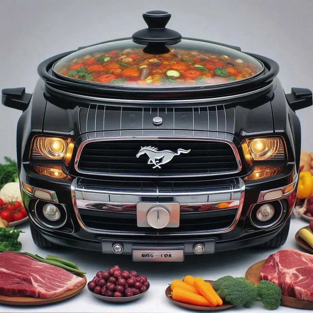 Cook with Muscle: The Mustang Slow Cooker for Bold, Flavorful Meals