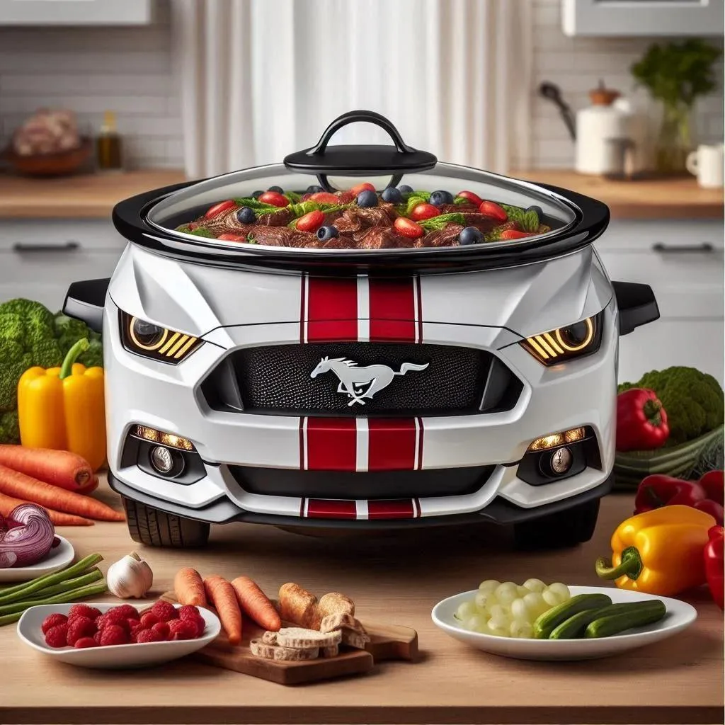 Cook with Muscle: The Mustang Slow Cooker for Bold, Flavorful Meals