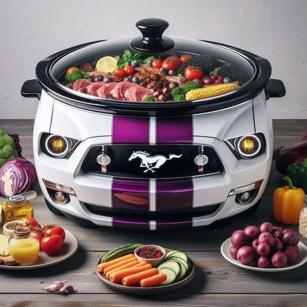 Cook with Muscle: The Mustang Slow Cooker for Bold, Flavorful Meals