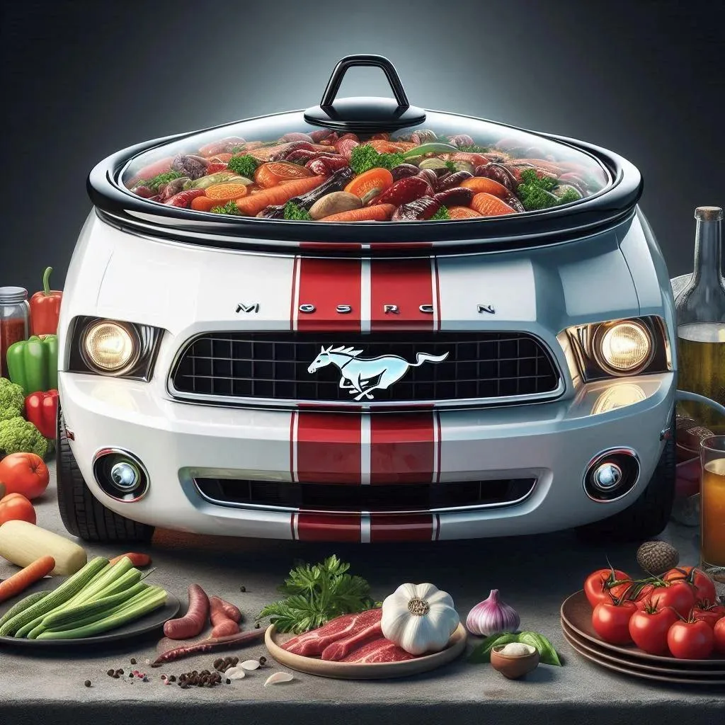 Cook with Muscle: The Mustang Slow Cooker for Bold, Flavorful Meals