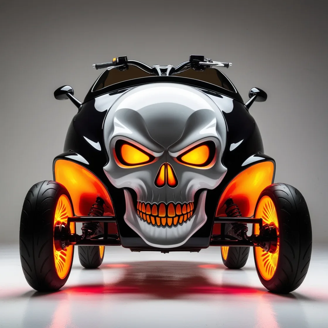 Exploring the Concept and Functionality of the Skull-Themed Lawn Mower