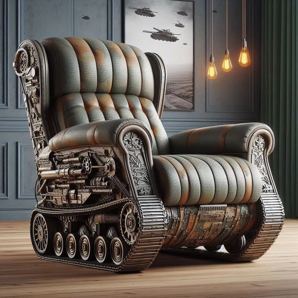 1. The Concept Behind Tank-Inspired Recliner Chairs