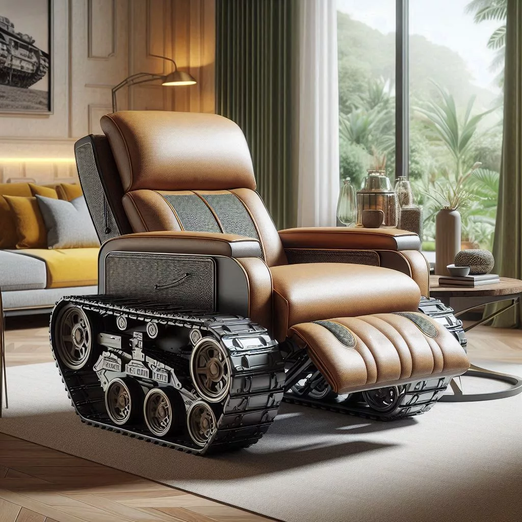 Tank-Inspired Recliner Chairs: The Perfect Fusion of Comfort and Power