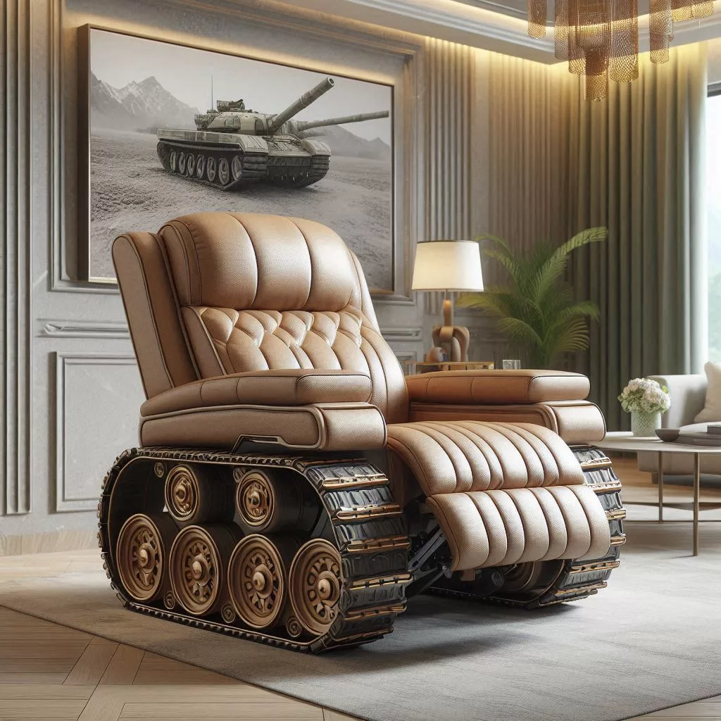 Tank-Inspired Recliner Chairs: The Perfect Fusion of Comfort and Power