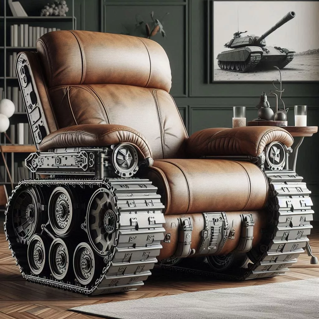 Tank-Inspired Recliner Chairs: The Perfect Fusion of Comfort and Power