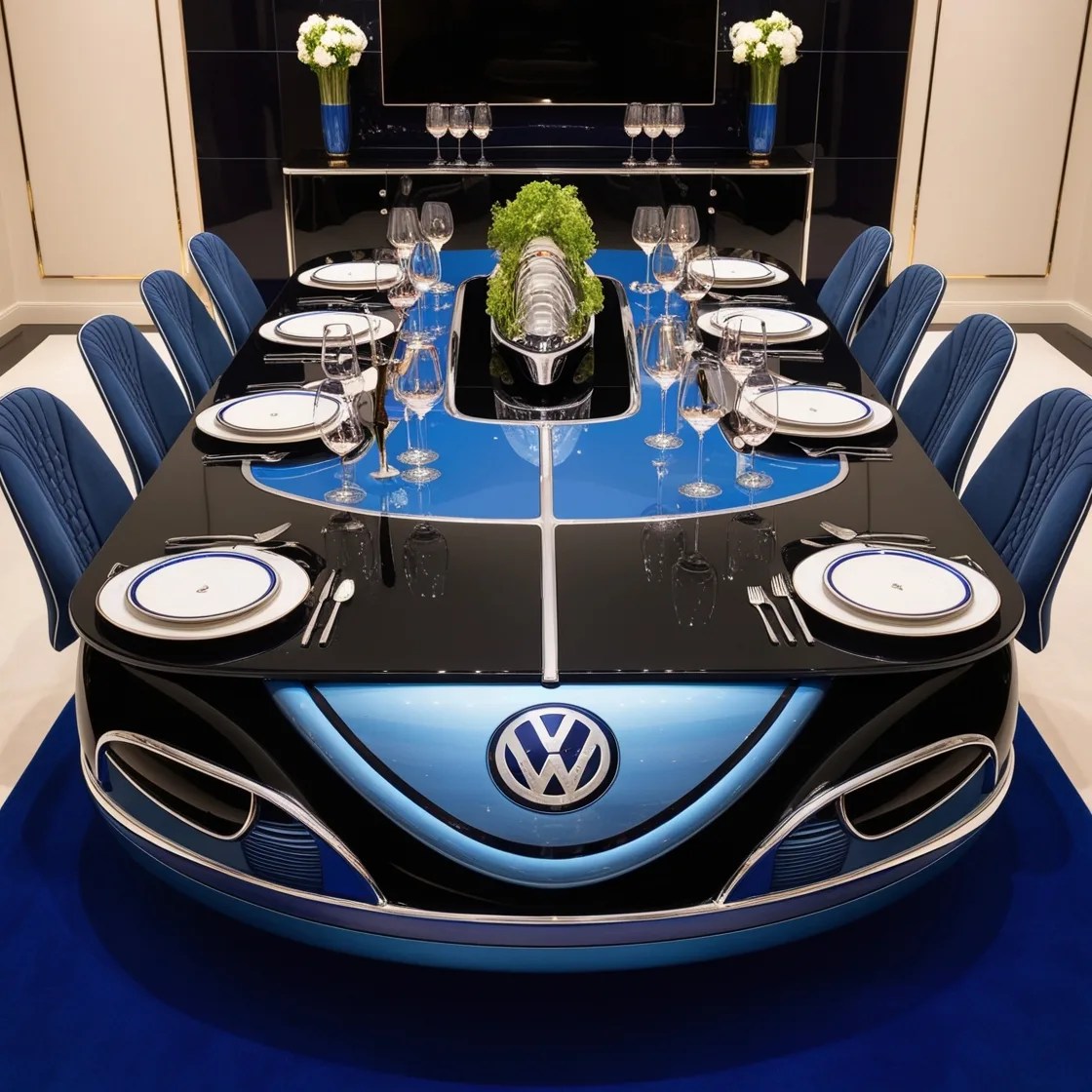 Elevate Your Dining Experience with Iconic Classic Car Dining Tables