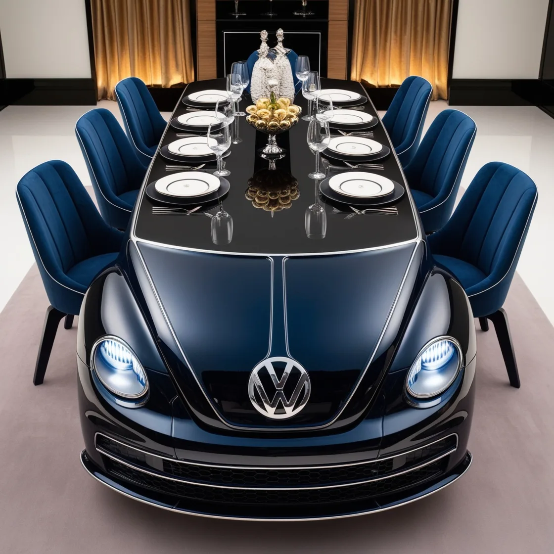 Elevate Your Dining Experience with Iconic Classic Car Dining Tables