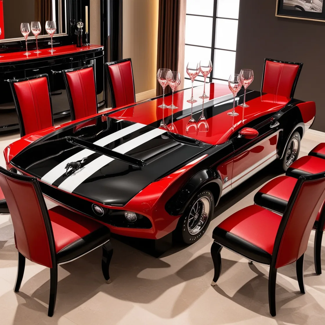 Elevate Your Dining Experience with Iconic Classic Car Dining Tables