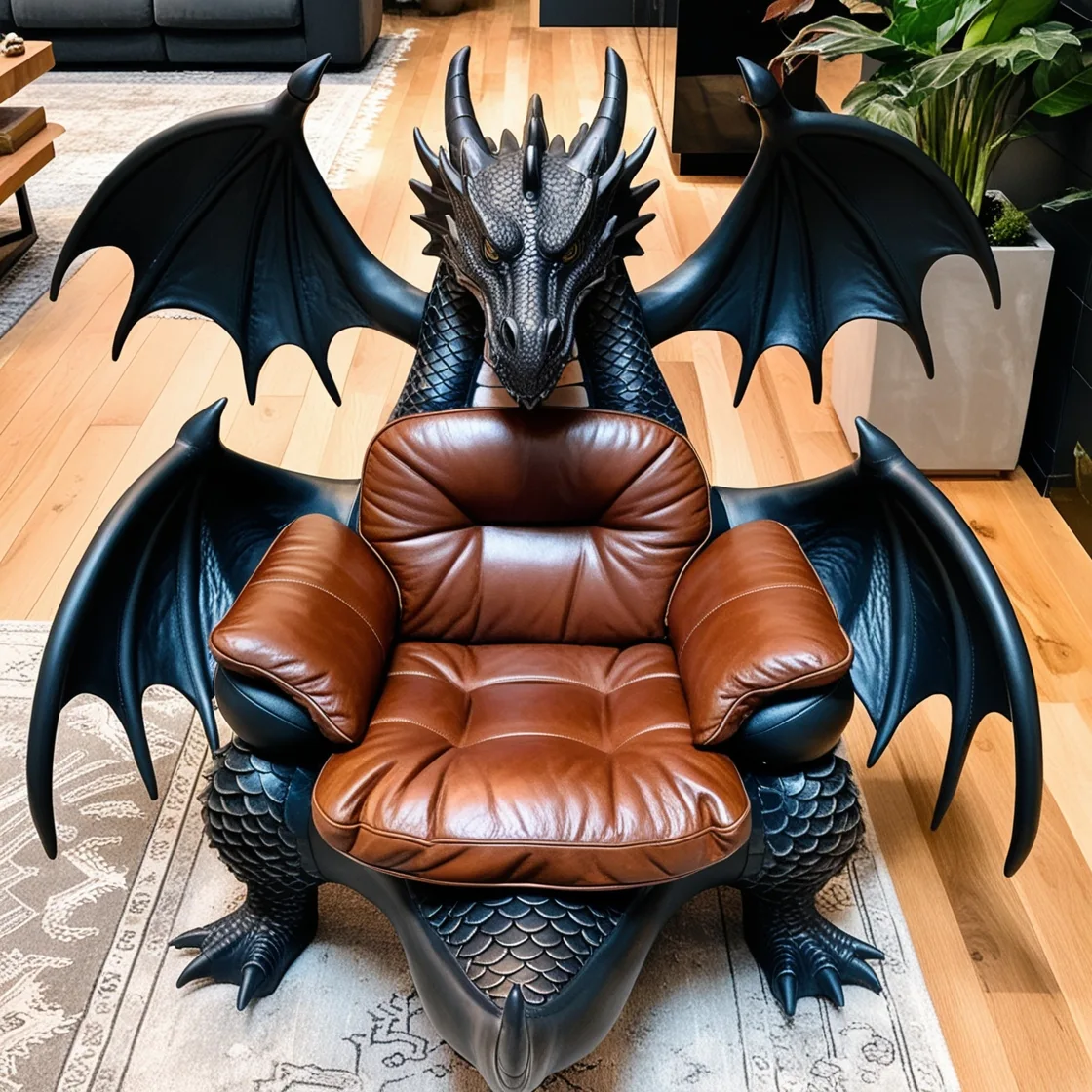 Dragon Chair: Where Art, Comfort, and Mythology Meet