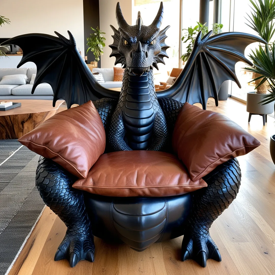 Dragon Chair: Where Art, Comfort, and Mythology Meet