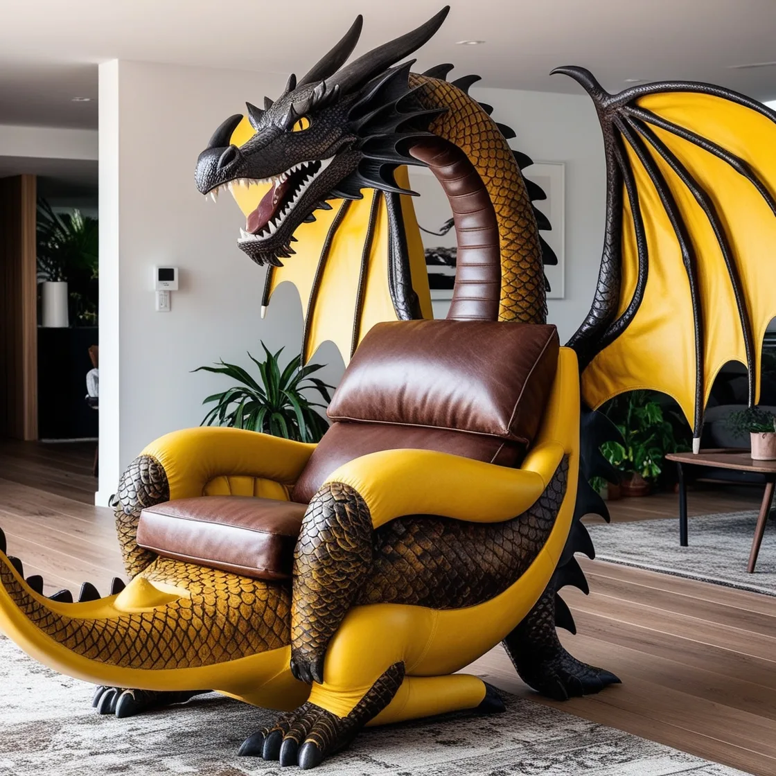 Dragon Chair: Where Art, Comfort, and Mythology Meet