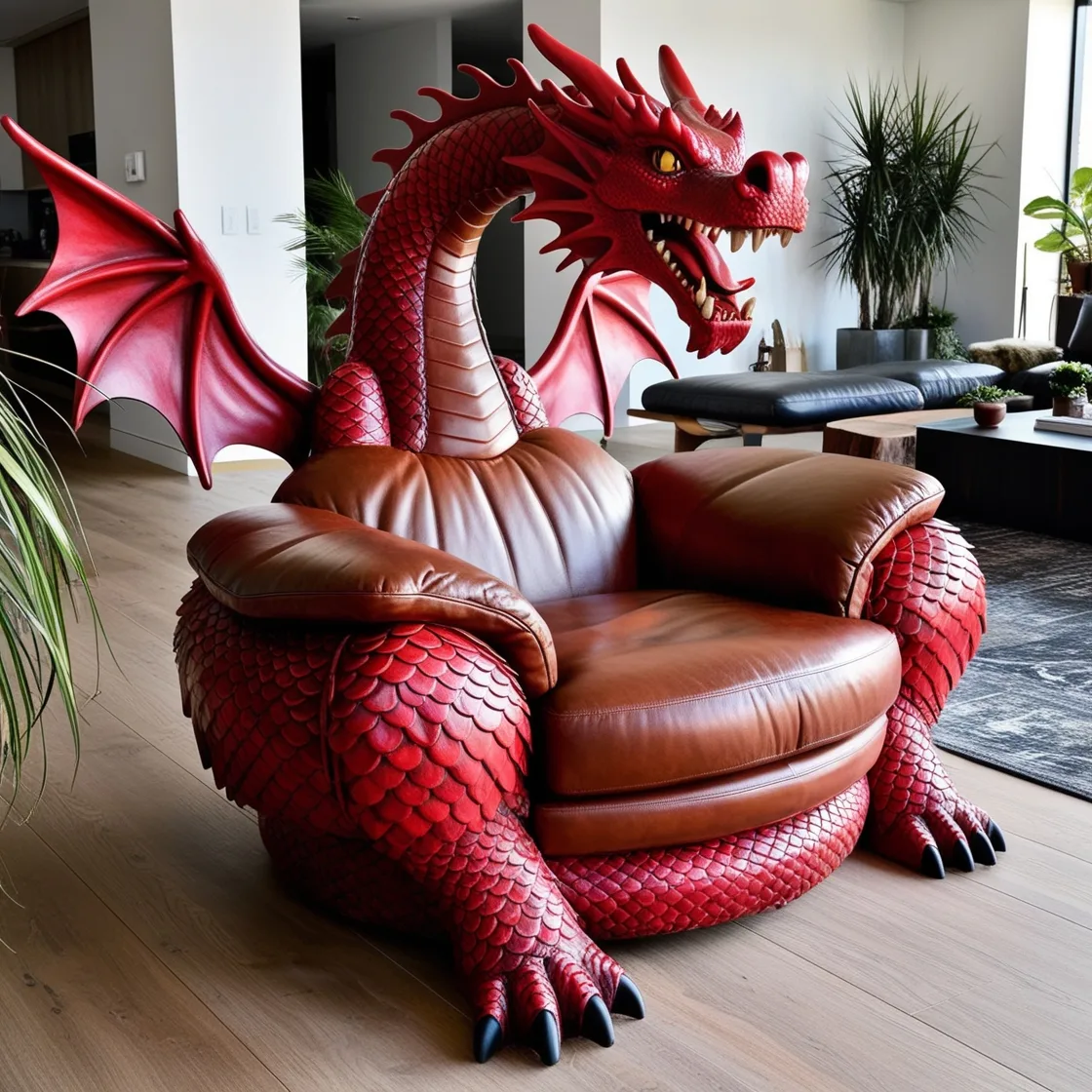 Dragon Chair: Where Art, Comfort, and Mythology Meet