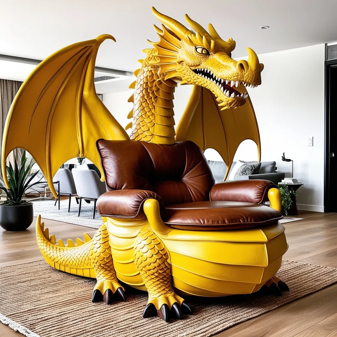 Dragon Chair: Where Art, Comfort, and Mythology Meet