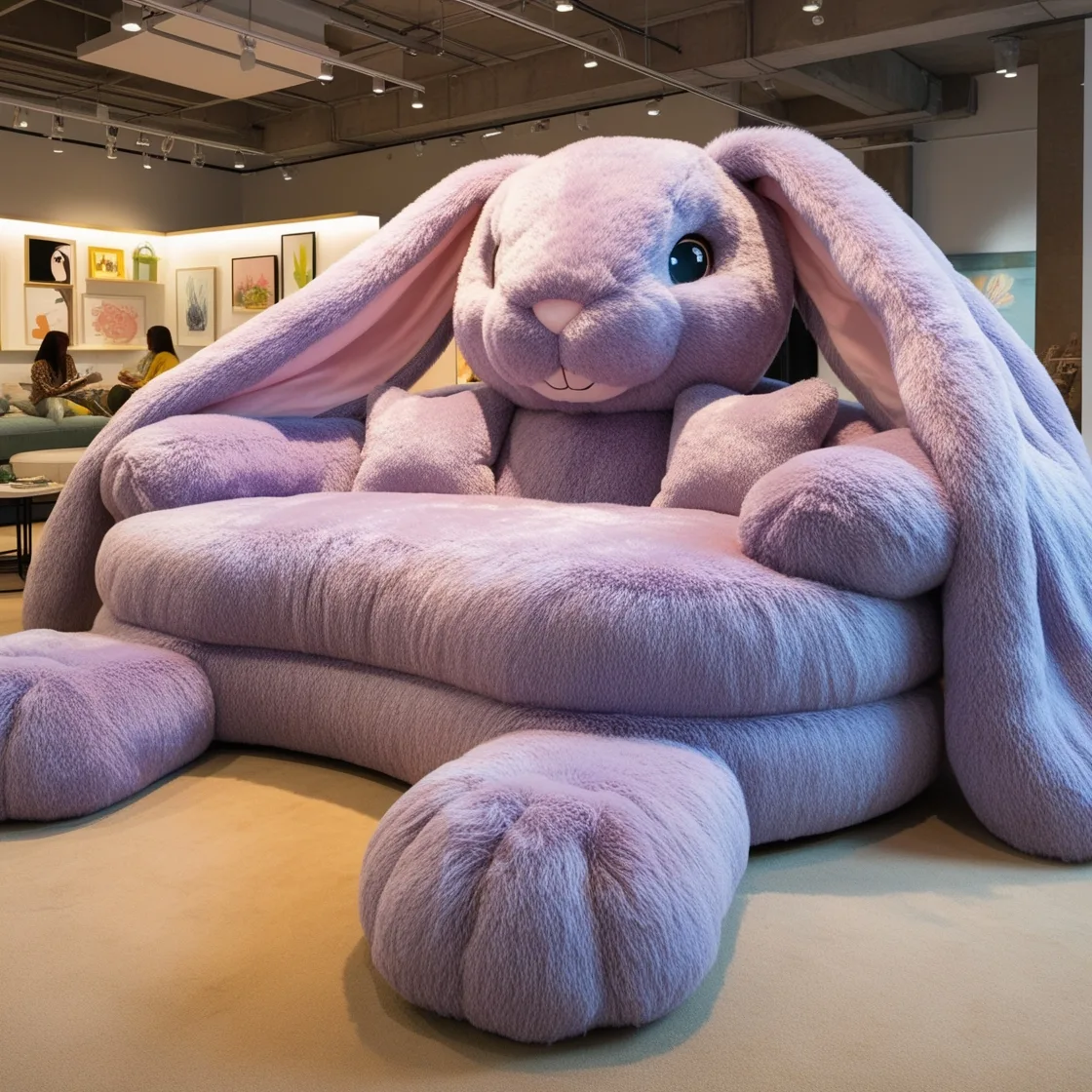 Giant Rabbit Loungers: Redefining Comfort with Whimsy and Style