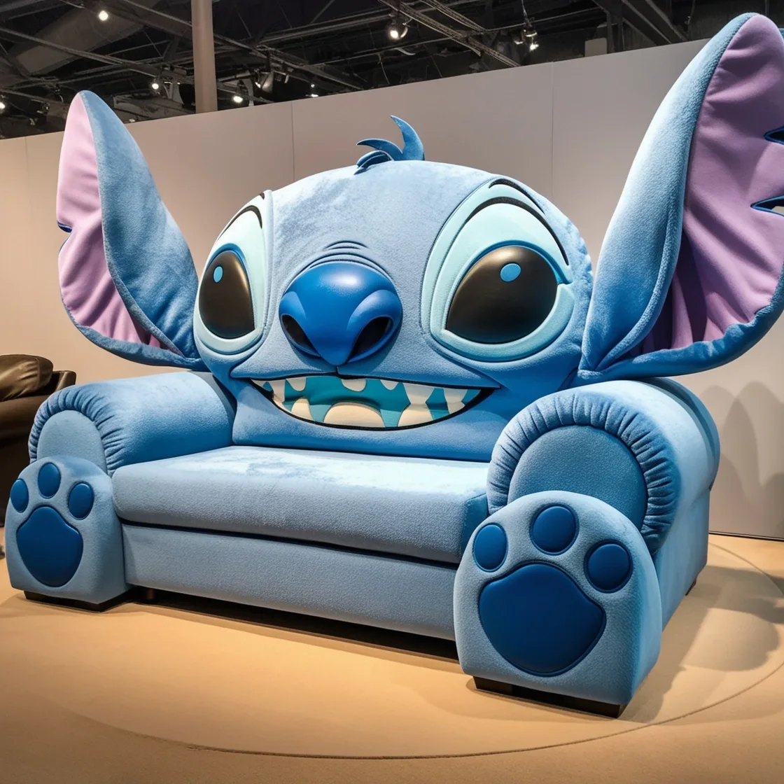 Add a Touch of Whimsy to Your Home with a Giant Stitch Shaped Couch