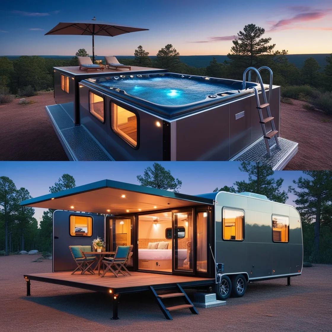 Hot Tub Camper: Where Comfort Meets the Great Outdoors