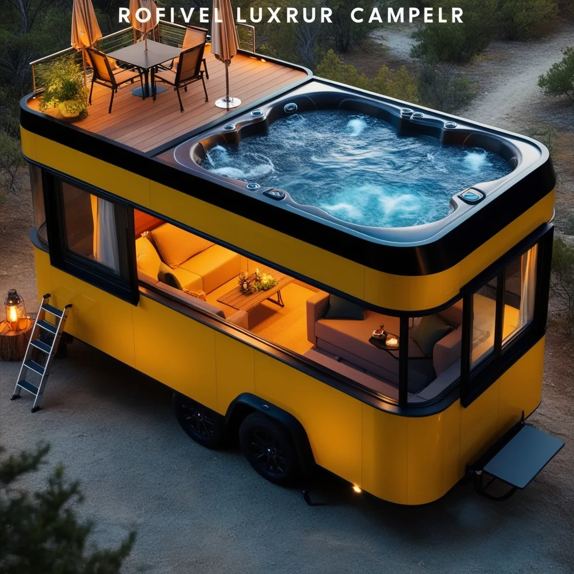 Hot Tub Camper: Where Comfort Meets the Great Outdoors