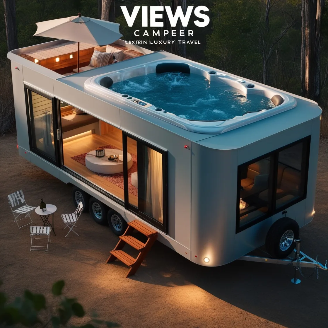 Hot Tub Camper: Where Comfort Meets the Great Outdoors