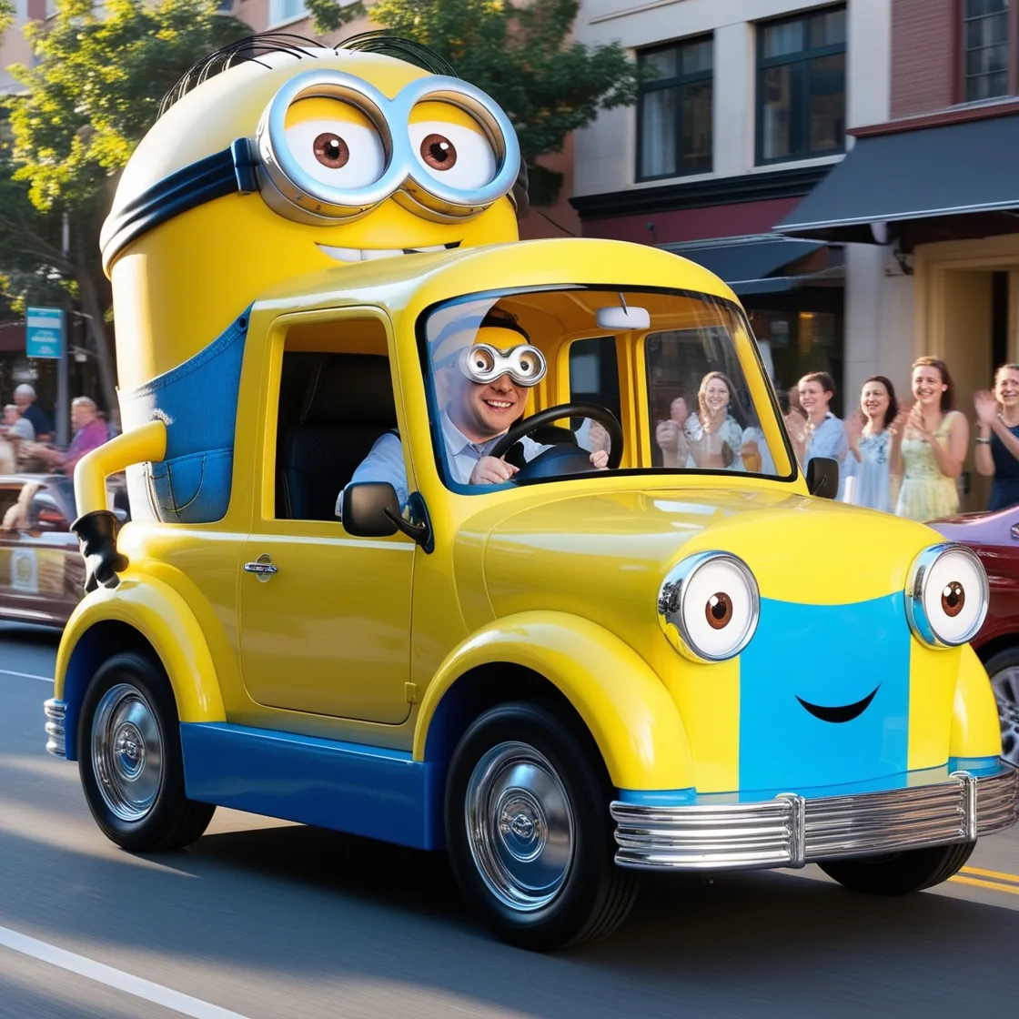 The Minion Shaped Car: Bringing Laughter and Adventure to the Road