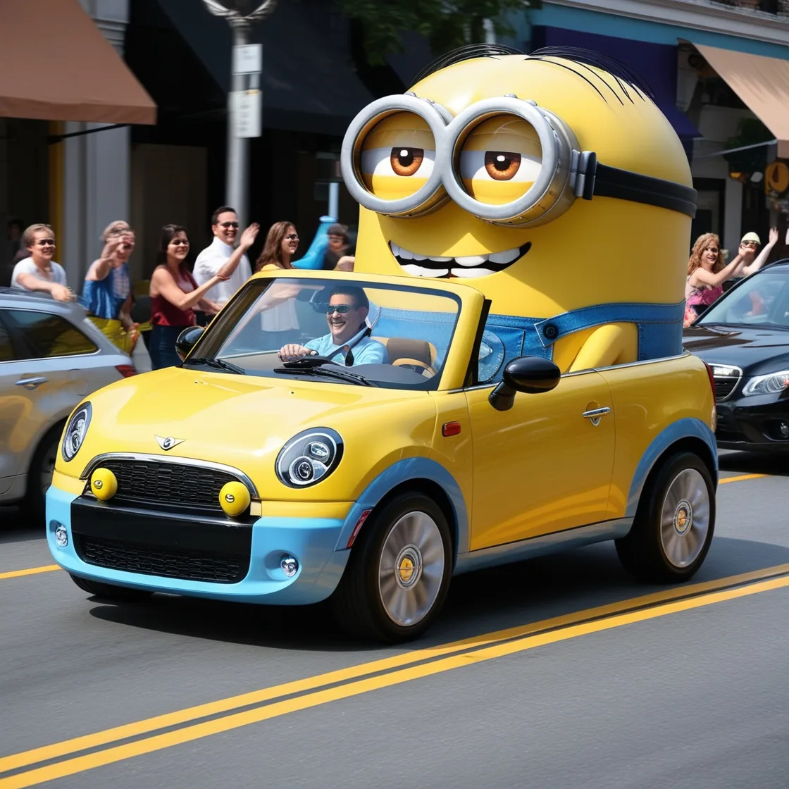 The Minion Shaped Car: Bringing Laughter and Adventure to the Road