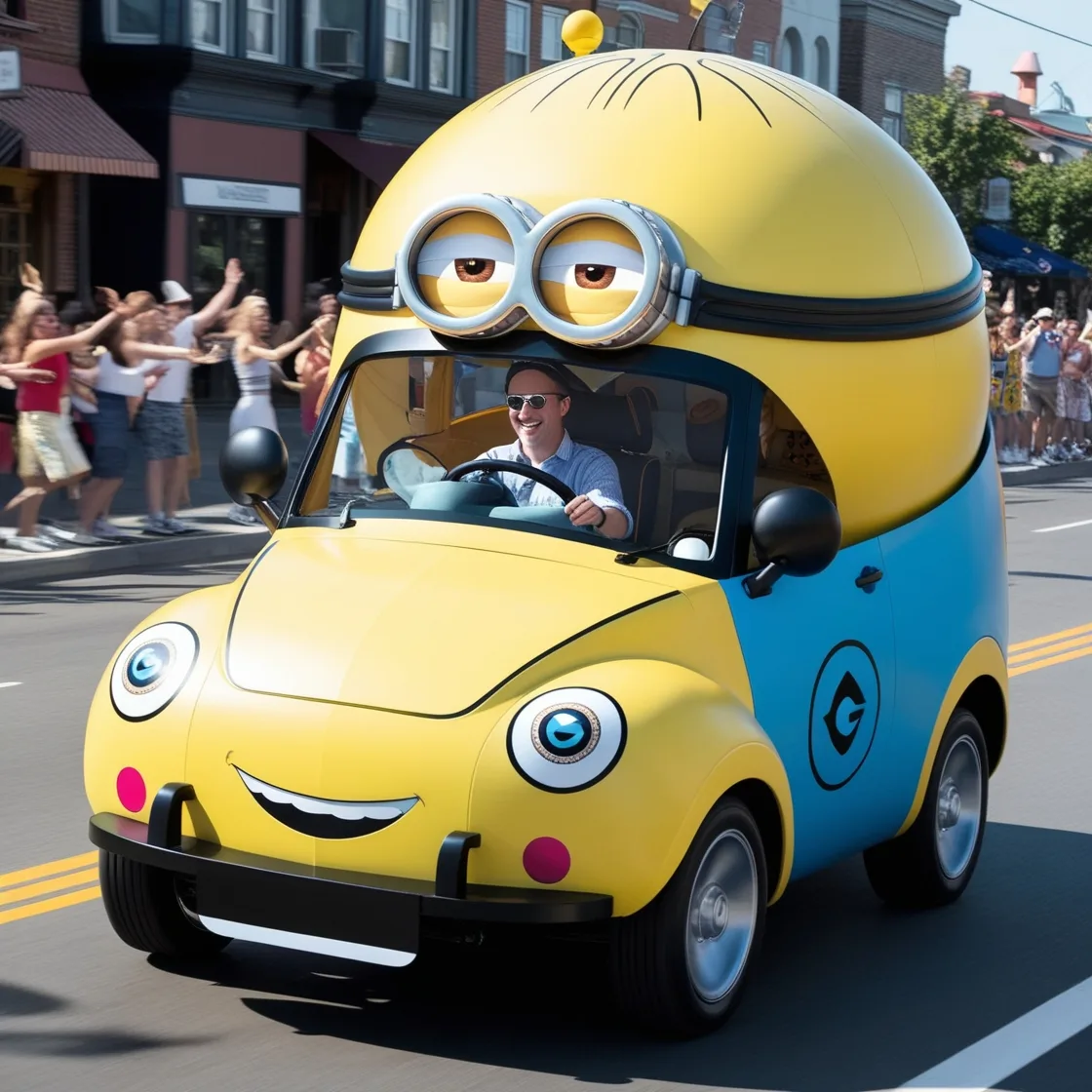 The Minion Shaped Car: Bringing Laughter and Adventure to the Road