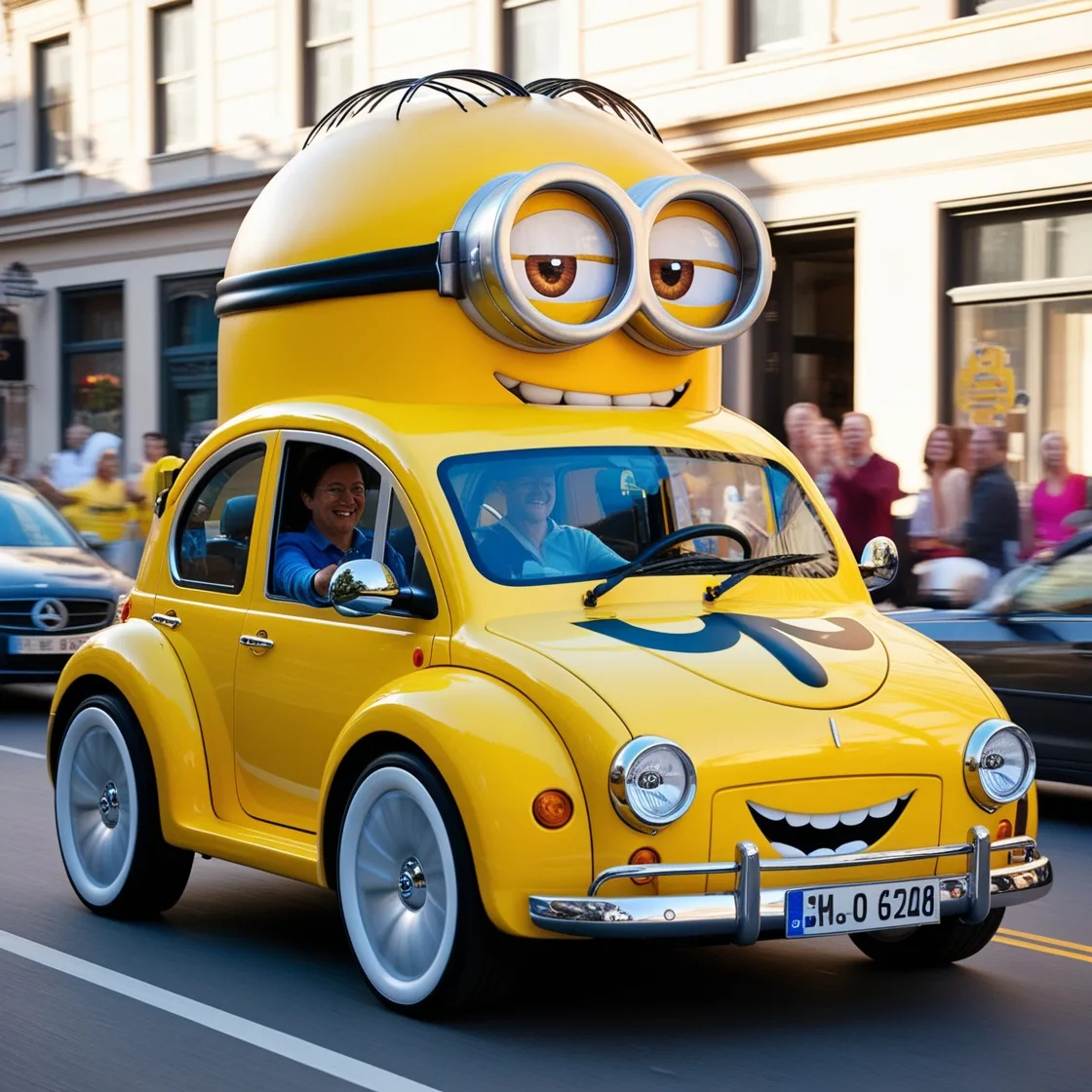 The Minion Shaped Car: Bringing Laughter and Adventure to the Road