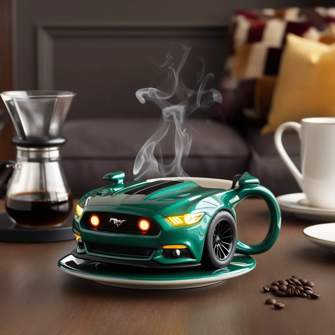 Sip in Style: The Unique Appeal of the Mustang Shaped Coffee Mug