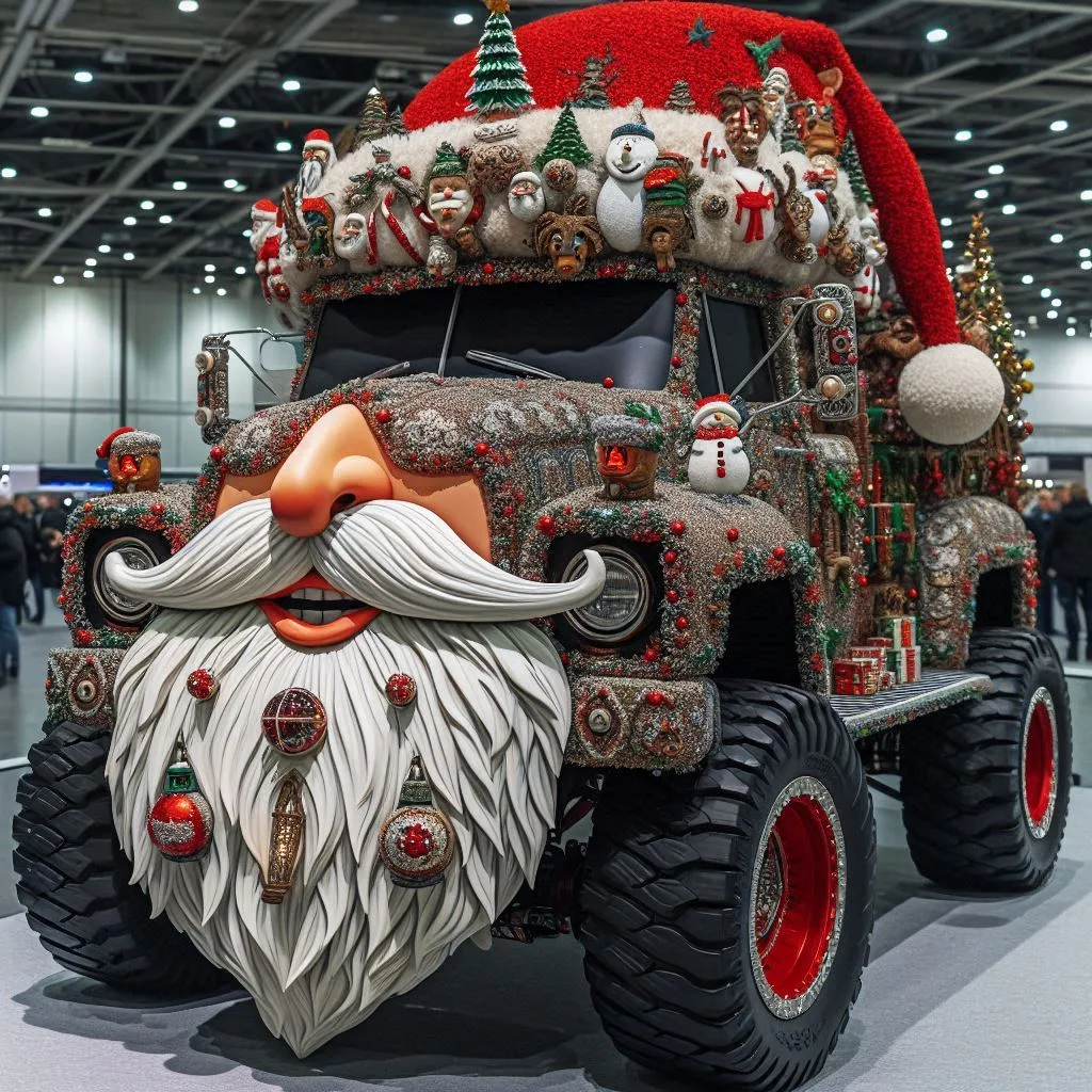 Drive Like Santa: The Festive Charm of a Santa Claus-Inspired Car