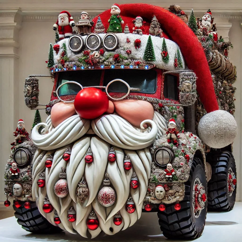 Drive Like Santa: The Festive Charm of a Santa Claus-Inspired Car