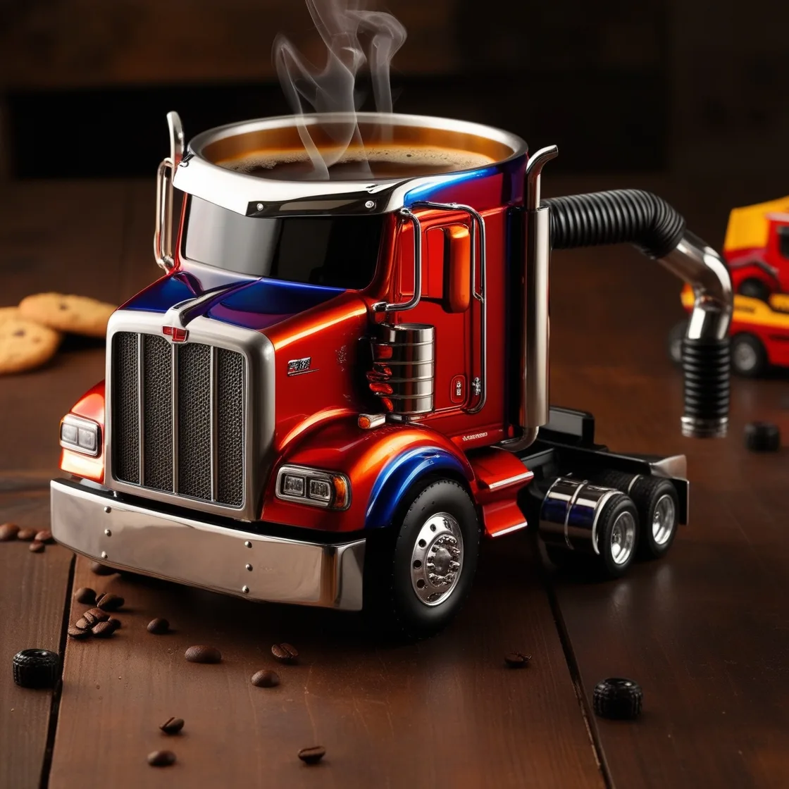 Semi-Truck Coffee Mugs: The Perfect Companion for Coffee Lovers on the Go