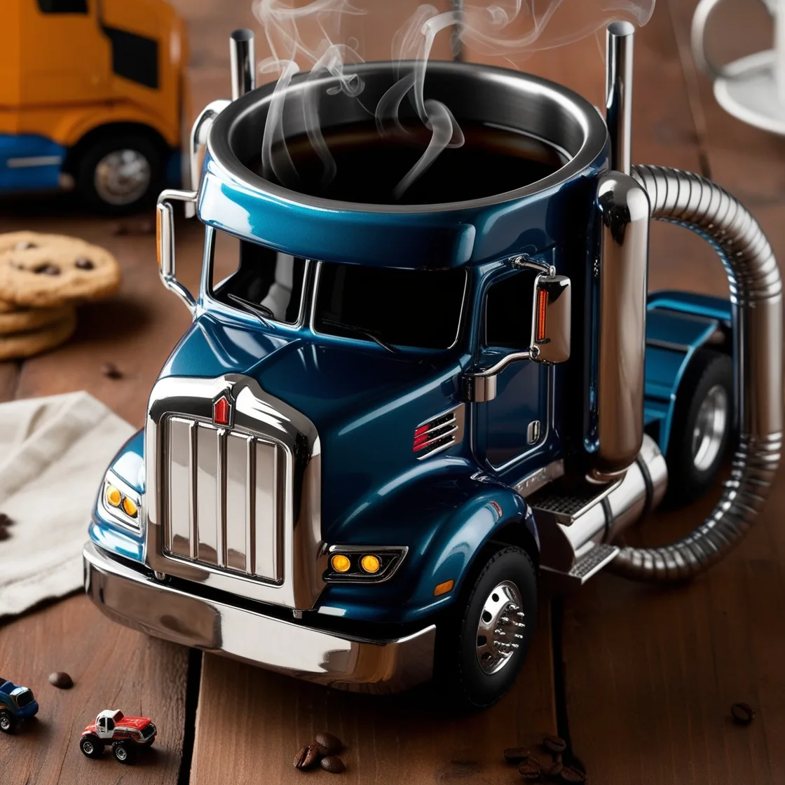 Semi-Truck Coffee Mugs: The Perfect Companion for Coffee Lovers on the Go