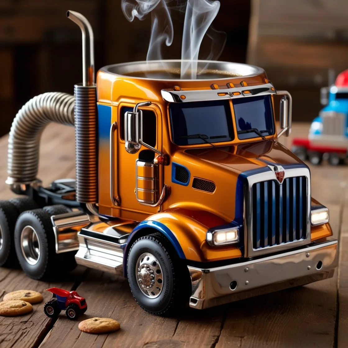 Semi-Truck Coffee Mugs: The Perfect Companion for Coffee Lovers on the Go