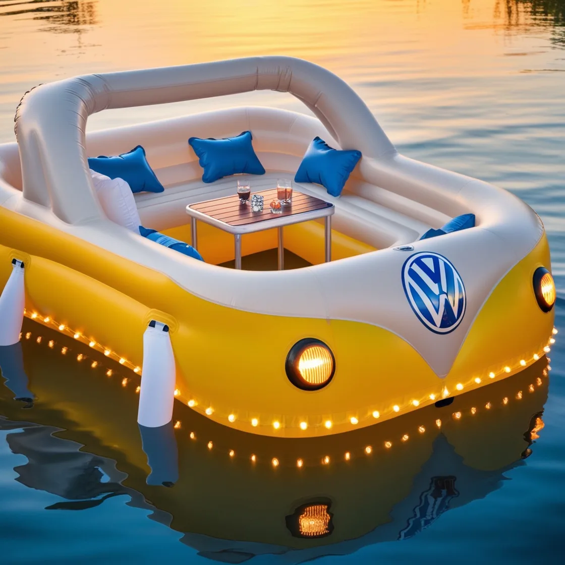 Make Waves with Volkswagen Bus Lake Party Floats: Iconic Fun for Every Lake Adventure